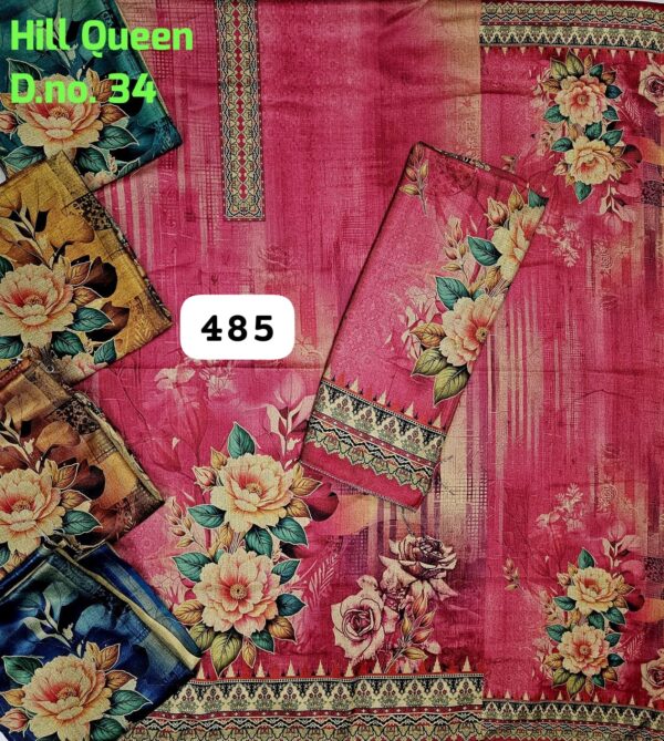 SCAK Acrowool Top Acrowool Dupatta Unstitched Suits