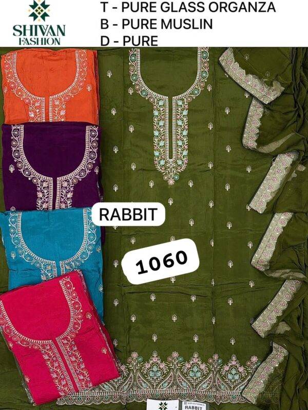 1000718561 Shivansh Organza Top Pure Chiffon Dupatta Unstitched Suits