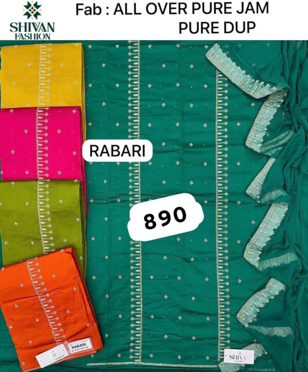 1000718565 Shivansh Jaam Top Pure Chiffon Dupatta Unstitched Suits