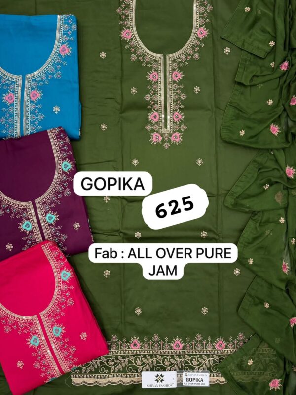 1000718580 Shivansh Jaam Top Pure Chiffon Dupatta Unstitched Suits