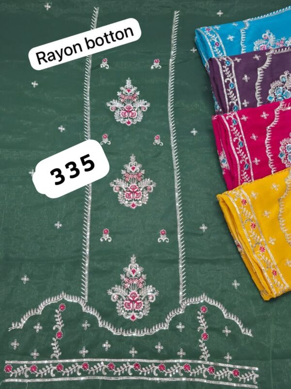 1000720840 SCAK Shimmer Top Pure Chiffon Dupatta Unstitched Suits