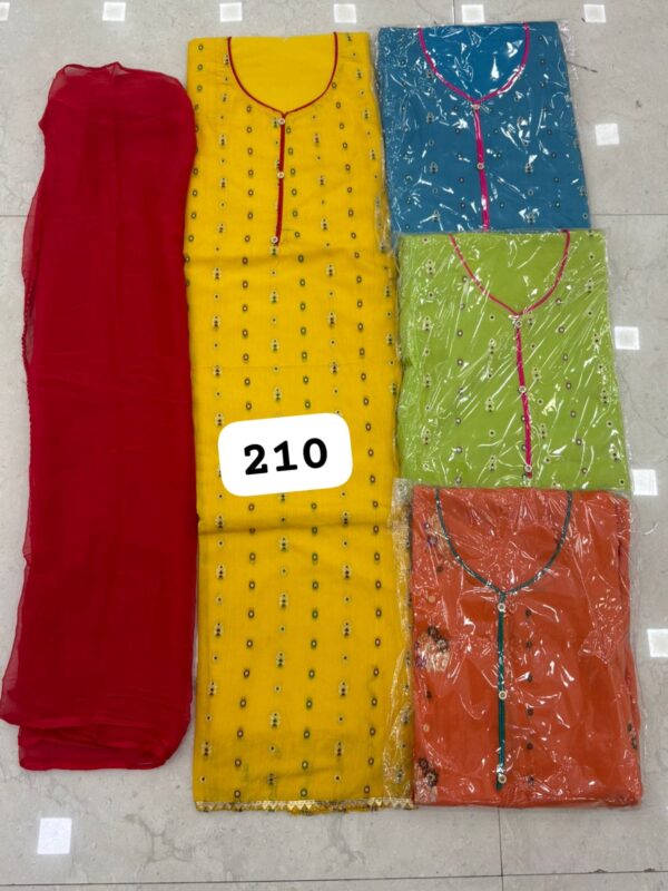 1000720863 SCAK Muslin Top Pure Chiffon Dupatta Unstitched Suits