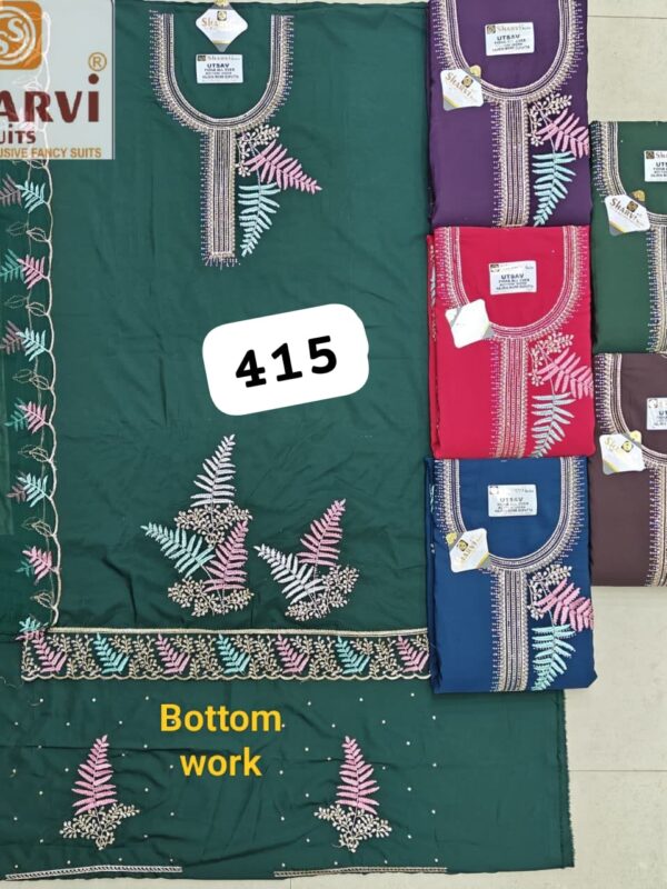 1000740564 Sharvi Fiona Top Pure Chiffon Dupatta Unstitched Suits