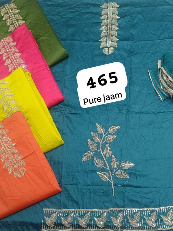 SCAK Jaam Top Pure Chiffon Dupatta Unstitched Suits