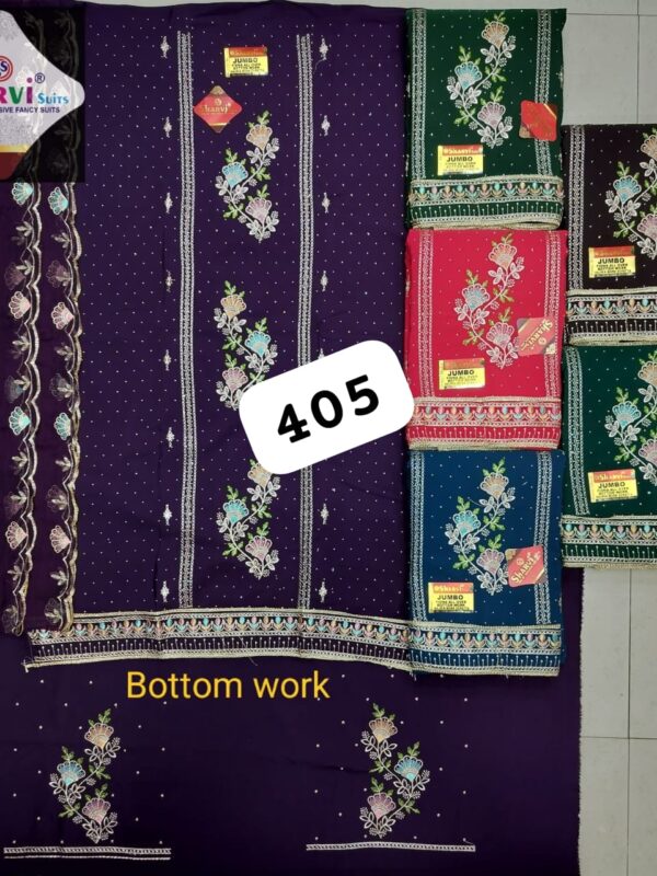 SCAK Fiona Top Pure Chiffon Dupatta Unstitched Suits