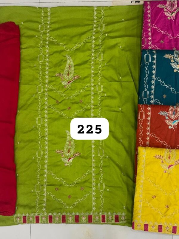 SCAK Parampara Top Pure Chiffon Dupatta Unstitched Suits