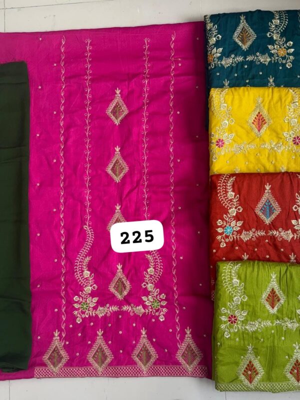 SCAK Parampara Top Pure Chiffon Dupatta Unstitched Suits