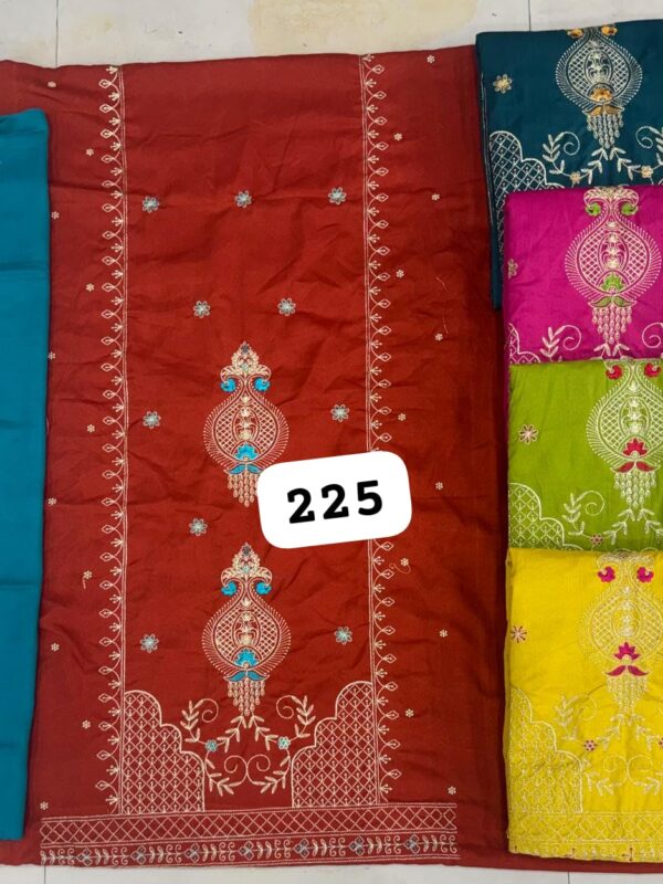 SCAK Parampara Top Pure Chiffon Dupatta Unstitched Suits