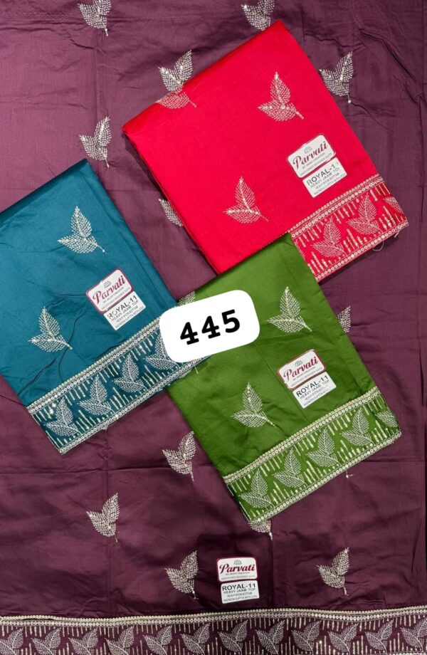 SCAK Jaam Top Pure Chiffon Dupatta Unstitched Suits