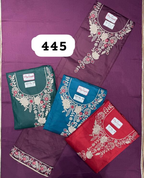 1000752384 SCAK Jaam Top Pure Chiffon Dupatta Unstitched Suits