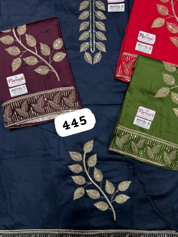 1000752386 SCAK Jaam Top Pure Chiffon Dupatta Unstitched Suits