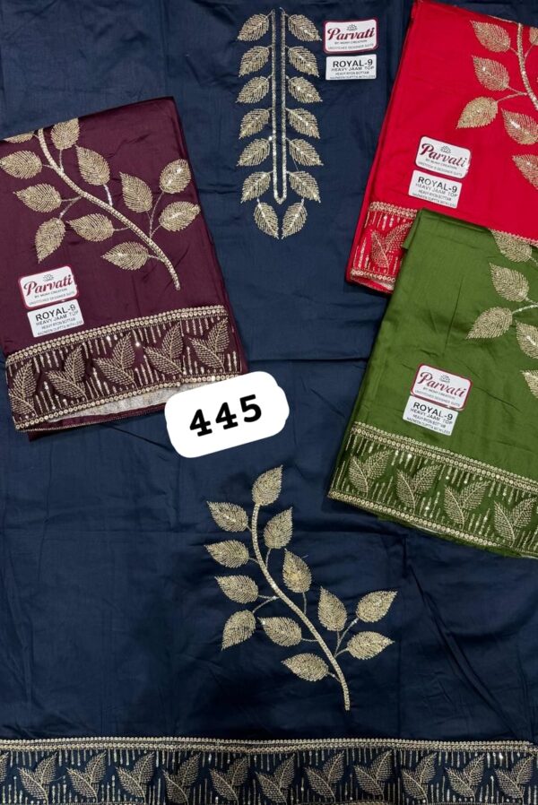 1000752386 SCAK Jaam Top Pure Chiffon Dupatta Unstitched Suits