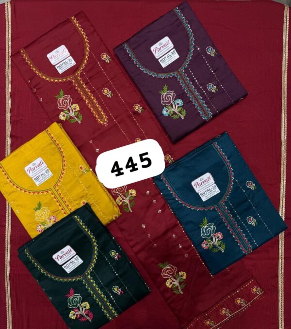 1000752387 SCAK Jaam Top Pure Chiffon Dupatta Unstitched Suits