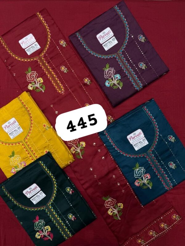 SCAK Jaam Top Pure Chiffon Dupatta Unstitched Suits