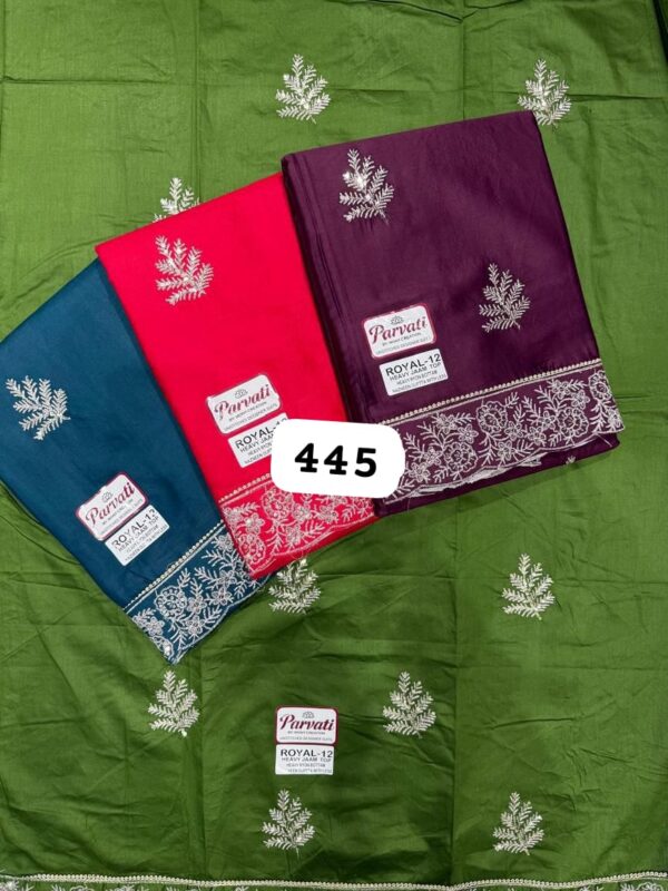 SCAK Jaam Top Pure Chiffon Dupatta Unstitched Suits