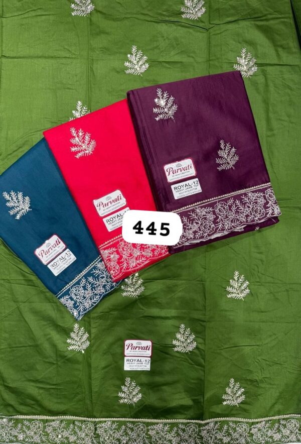 SCAK Jaam Top Pure Chiffon Dupatta Unstitched Suits