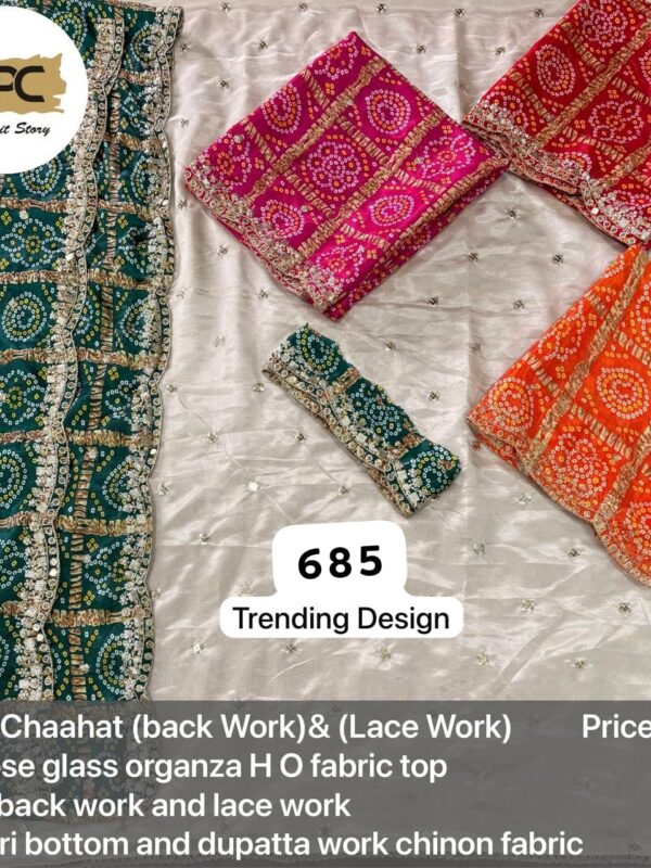 1000752392 DPC Glass Top Pure Chiffon Dupatta Unstitched Suits