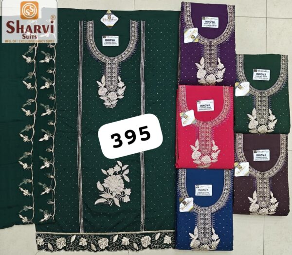 Sharvi Fiona Top Pure Chiffon Dupatta Unstitched Suits