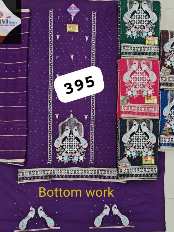 1000752401 SCAK Jaam Top Pure Chiffon Dupatta Unstitched Suits