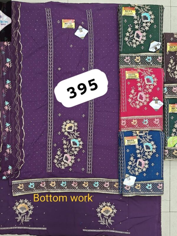 1000752412 Sharvi Fiona Top Pure Chiffon Dupatta Unstitched Suits