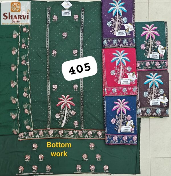 1000752416 Sharvi Fiona Top Pure Chiffon Dupatta Unstitched Suits