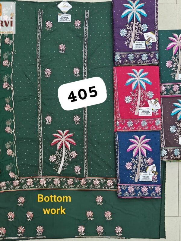 1000752416 Sharvi Fiona Top Pure Chiffon Dupatta Unstitched Suits