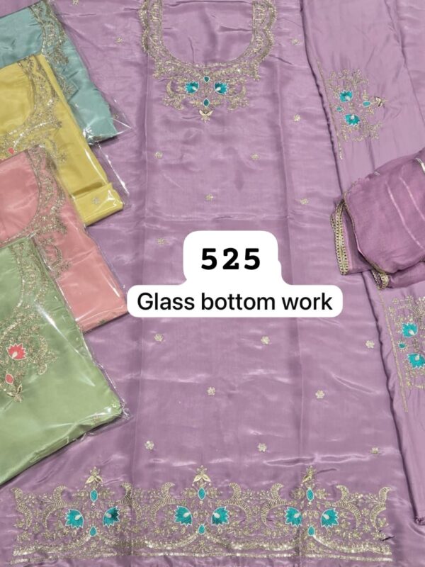 SCAK Glass Top Unstitched Suits