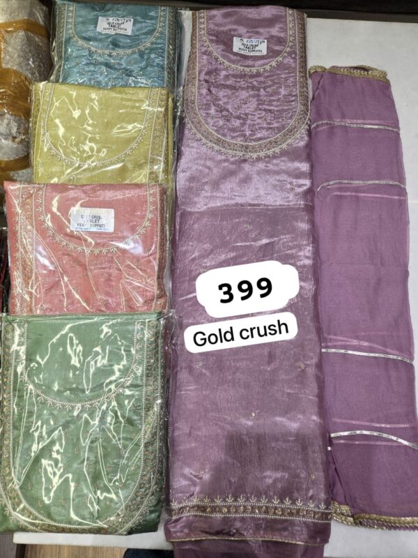 Navya Glass Top Unstitched Suits