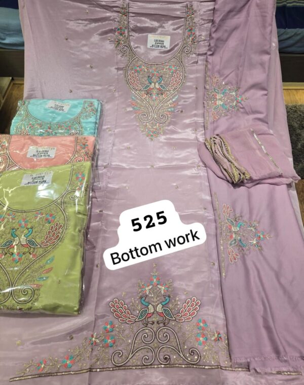 Navya Glass Top Unstitched Suits