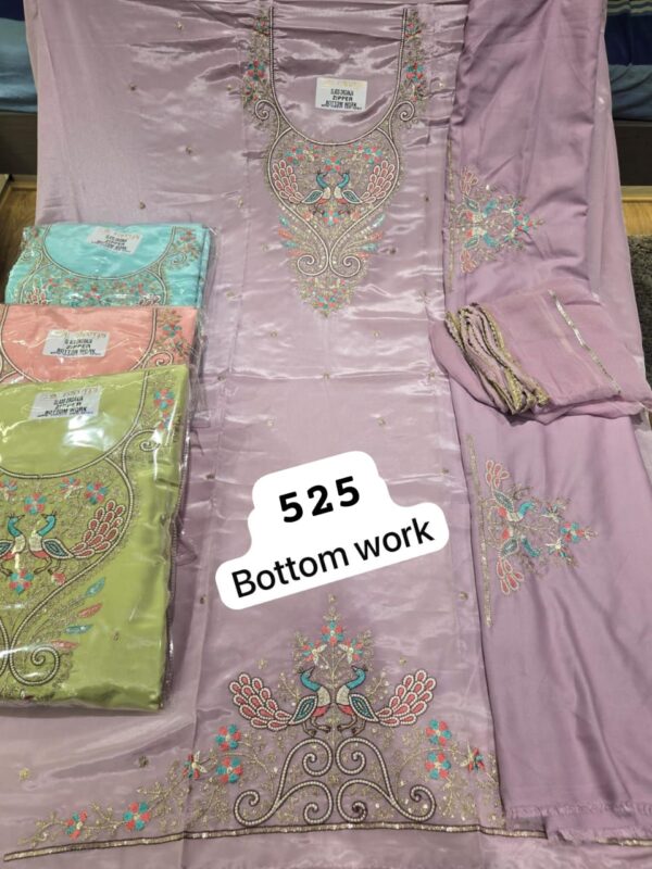 Navya Glass Top Unstitched Suits