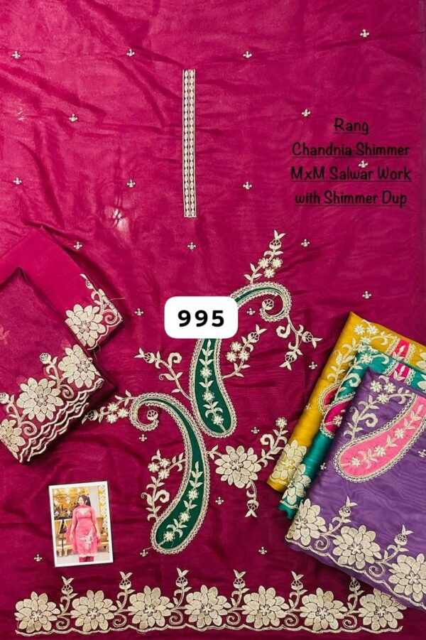 SCAK Shimmer Top Unstitched Suits