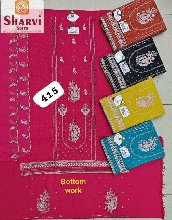 Sharvi Fiona Top Unstitched Suits