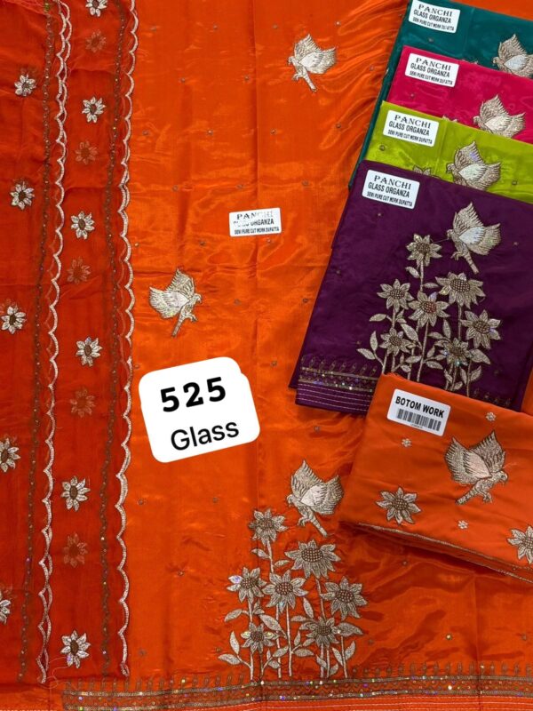 SCAK Glass Top Unstitched Suits