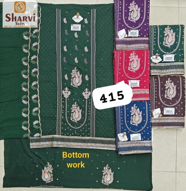 Sharvi Fiona Top Unstitched Suits