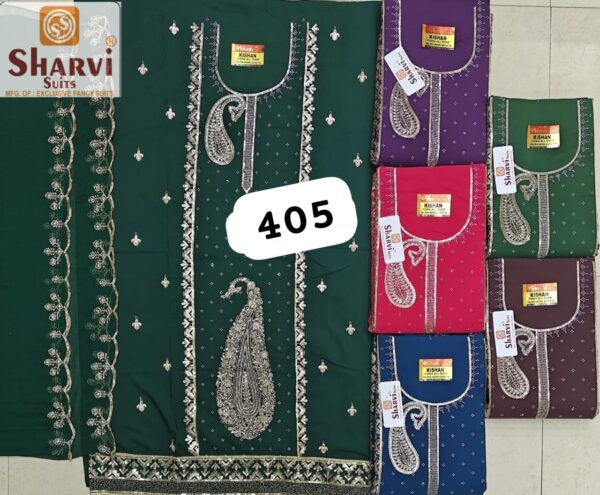 Sharvi Fiona Top Unstitched Suits