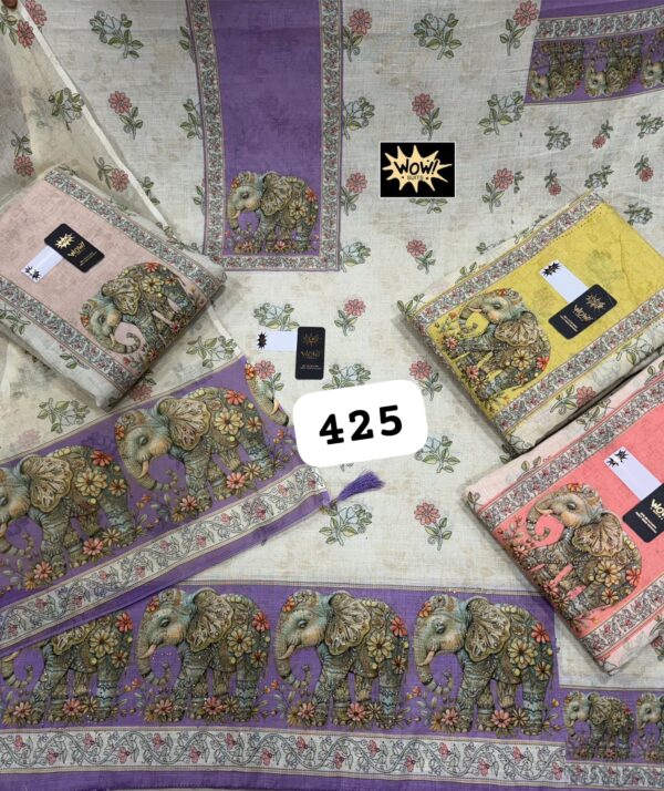 Wow Linen Top Unstitched Suits