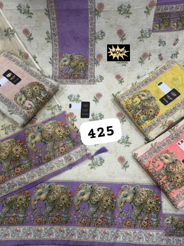 Wow Linen Top Unstitched Suits