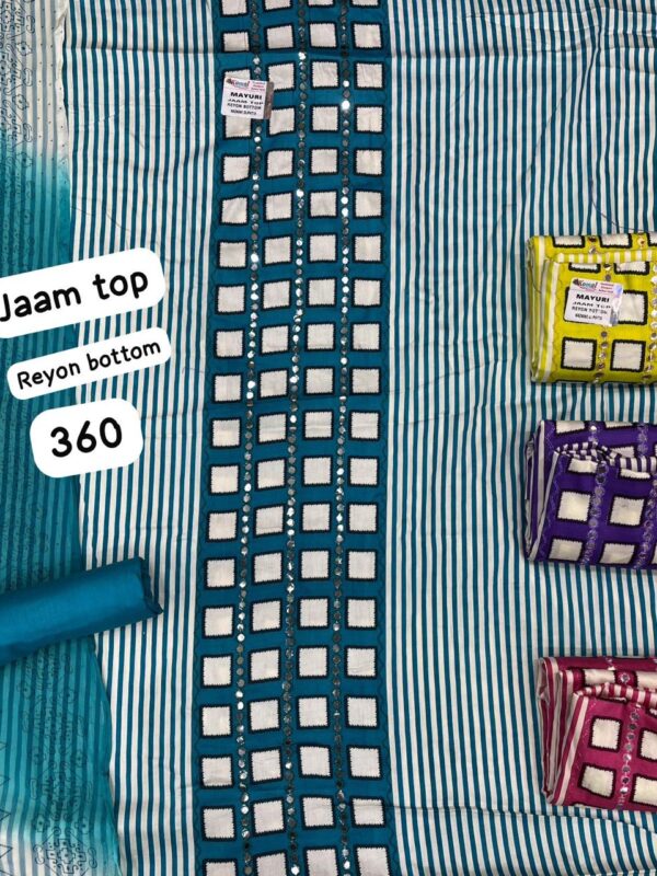 Komal Jaam Top Unstitched Suits