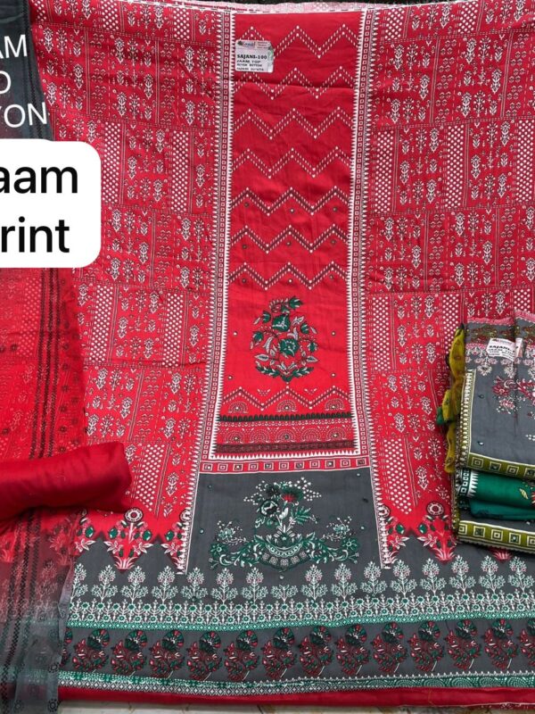 Komal Jaam Top Unstitched Suits