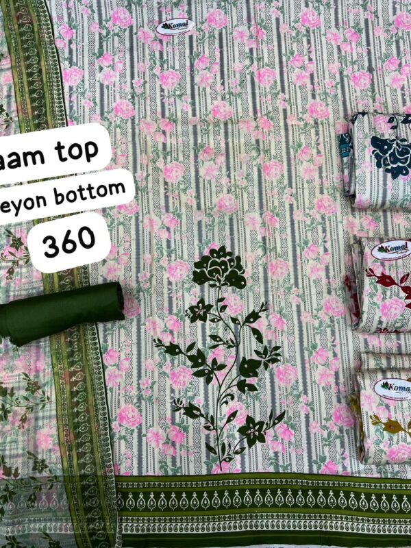 Komal Jaam Top Unstitched Suits