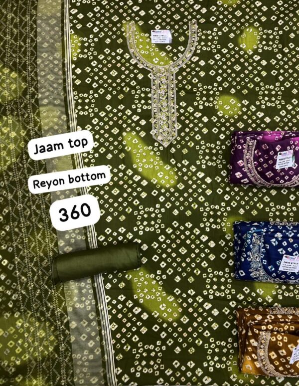 Komal Jaam Top Unstitched Suits