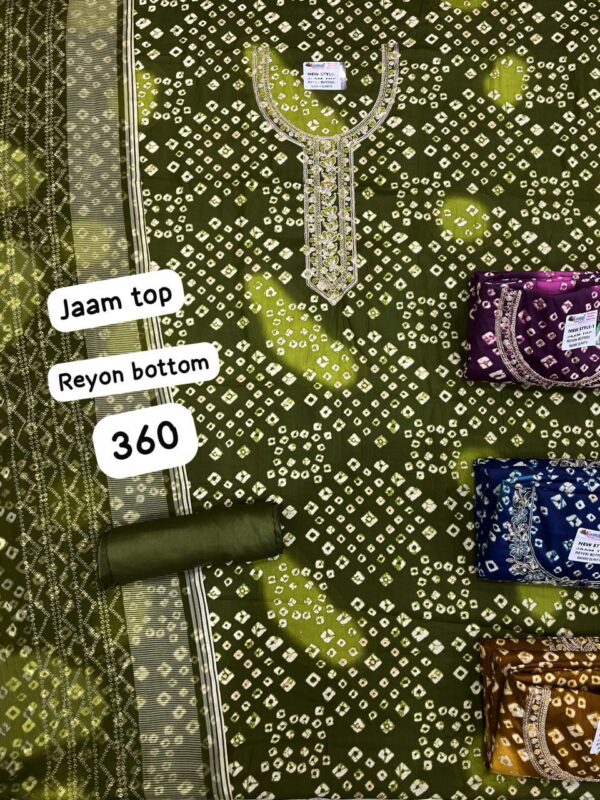 Komal Jaam Top Unstitched Suits