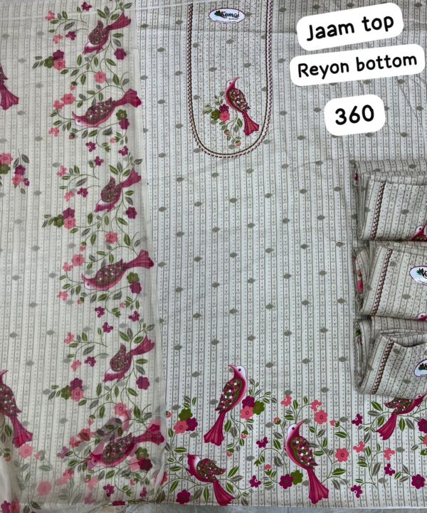 Komal Linen Top Unstitched Suits