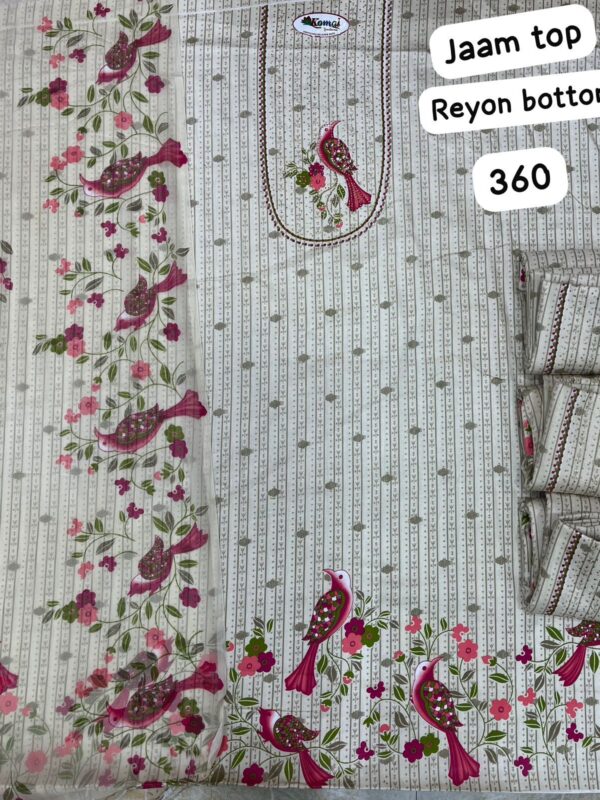 Komal Linen Top Unstitched Suits