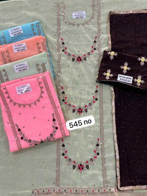 1000763677 SCAK Shimmer Top Unstitched Suits