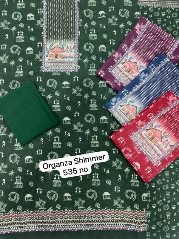 SCAK Shimmer Top Nazneen Dupatta Unstitched Suits