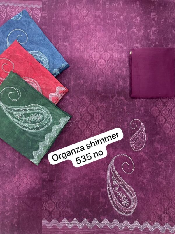 1000769299 SCAK Shimmer Top Nazneen Dupatta Unstitched Suits