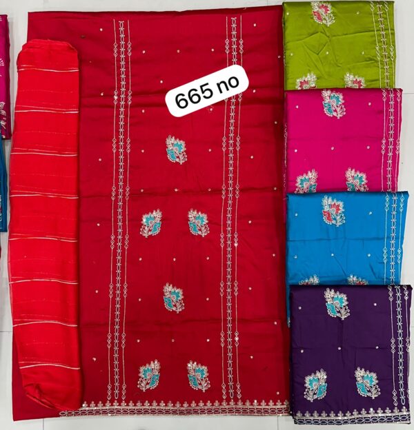 SCAK Jaam Top Nazneen Dupatta Unstitched Suits