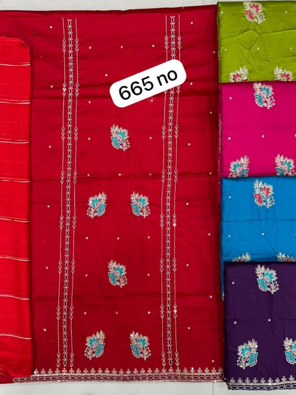 SCAK Jaam Top Nazneen Dupatta Unstitched Suits