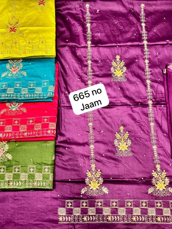 SCAK Jaam Top Nazneen Dupatta Unstitched Suits